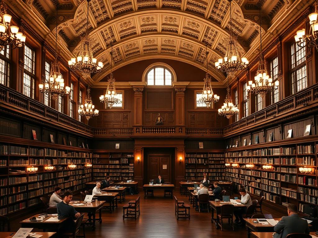 Law photo illustration accompanying the story: Why a Record Number of Supreme Court Clerks Came From Harvard This Year